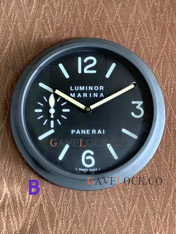 Panerai Luminor Marina PAM111 Wall Clock Stainless Steel 30cm